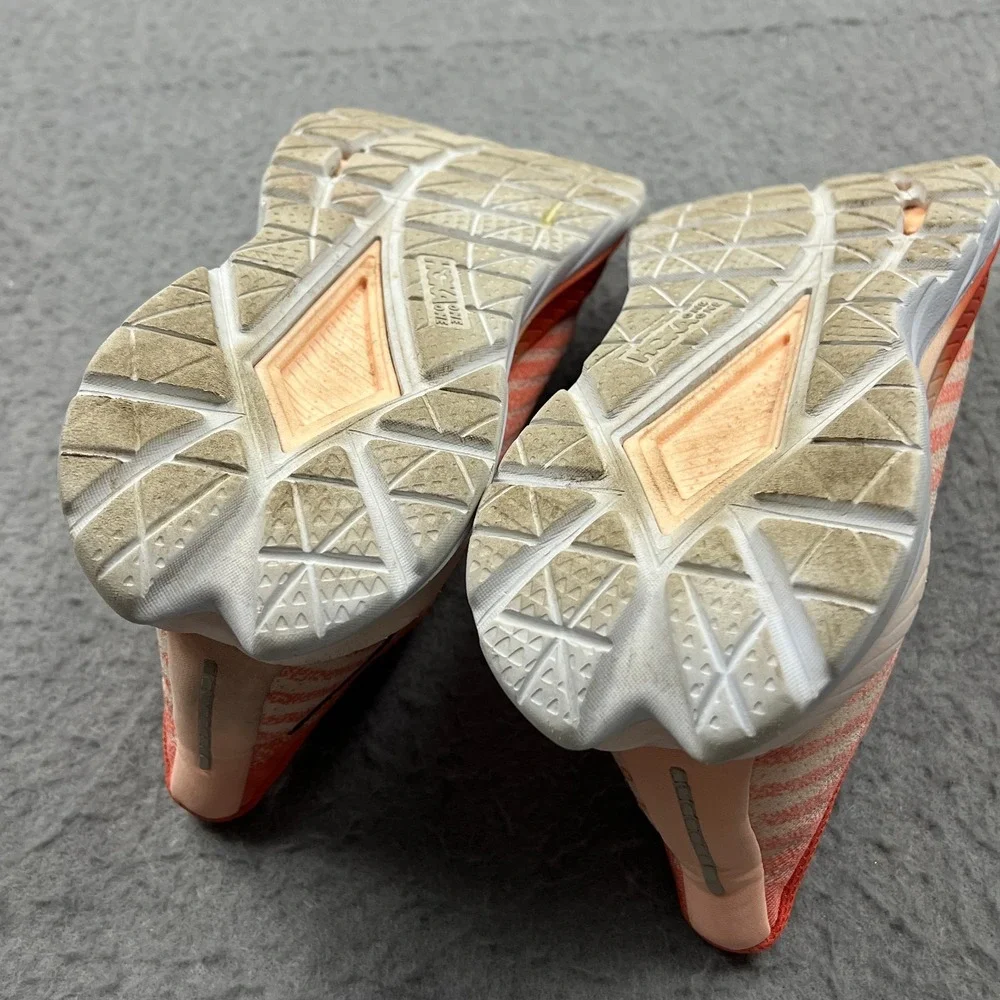 Hoka One One Mach 5 Everyday Training Shoes Women's 10.5 Peach Pink Race Running